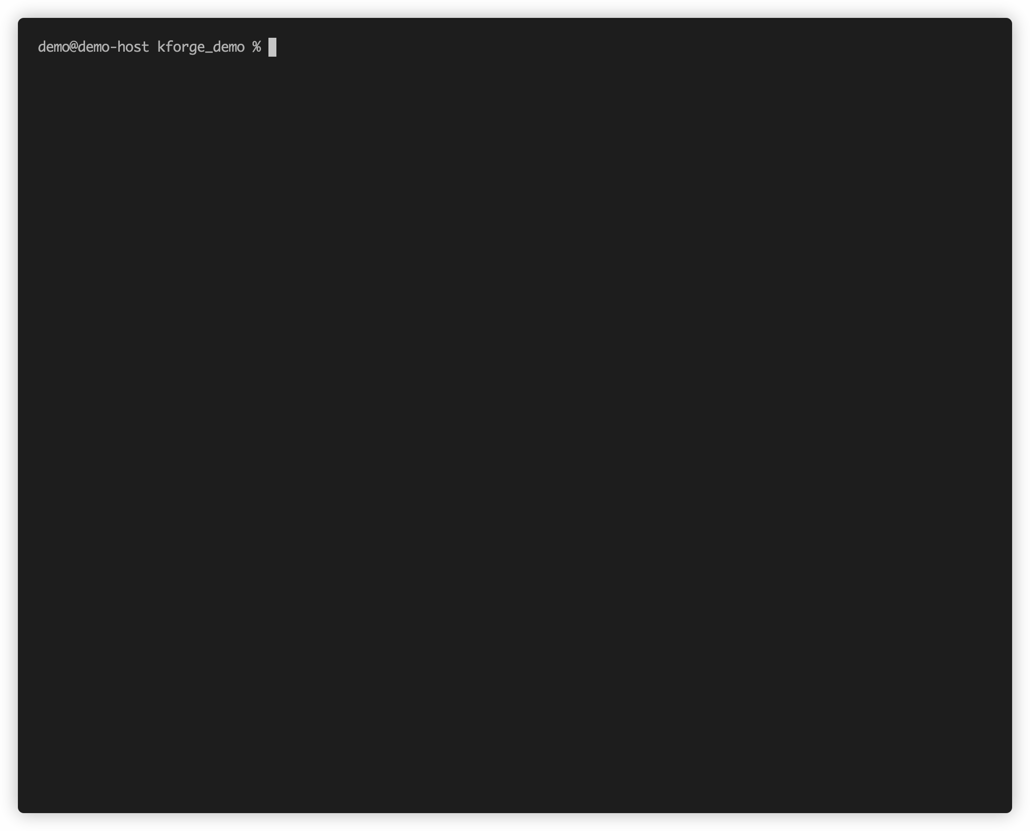 kforge CLI can be used to generate optimized pytorch code